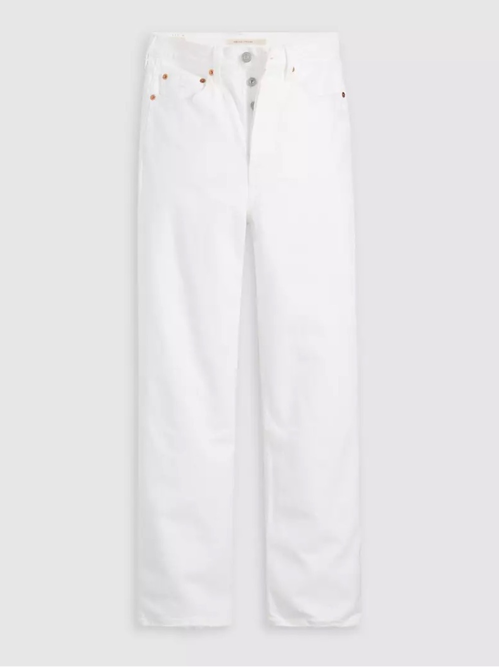 Levi's White Ribcage Straight Ankle Women's Jeans